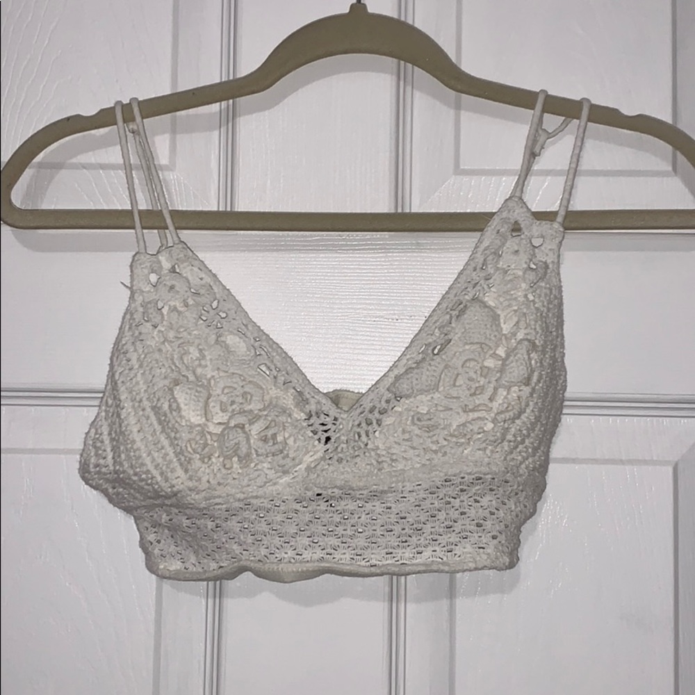 White bralette